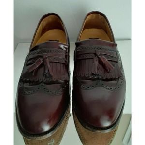 Bostonian Mens Size 8.5 D/B Burgundy Loafers